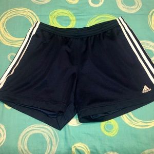 Adidas Navy Blue Athletic Shorts L NWOT
